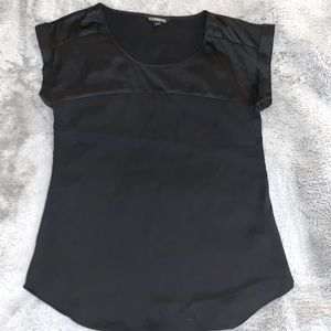 Black express dress top